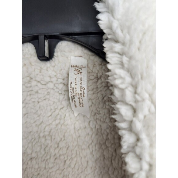 Matilda Jane Cozy Up Buffalo Plaid Check Vest Size Medium EUC - Picture 3 of 3